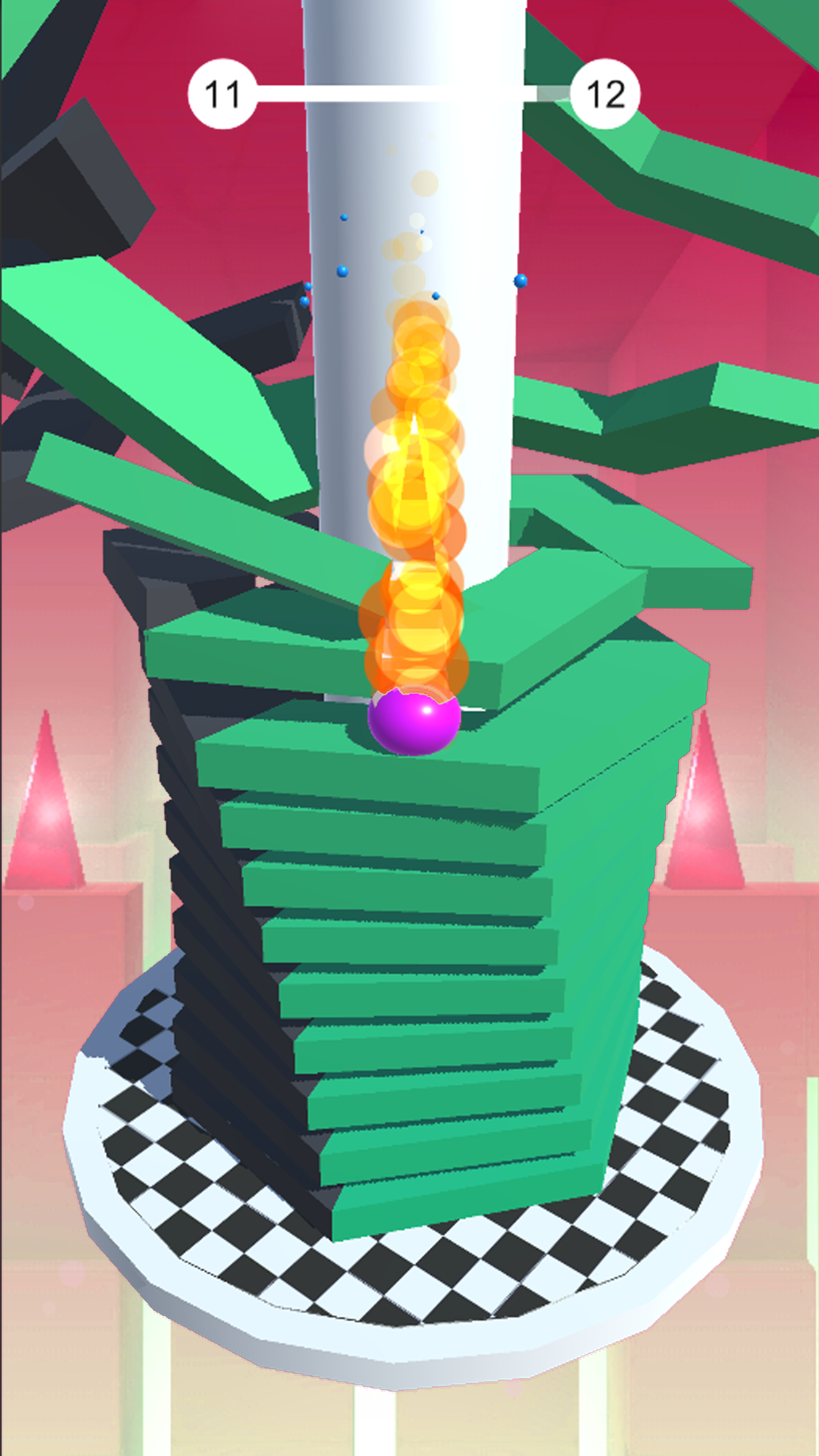اسکرین شات 2 بازی Ball Run Stack: Stack Ball 3D