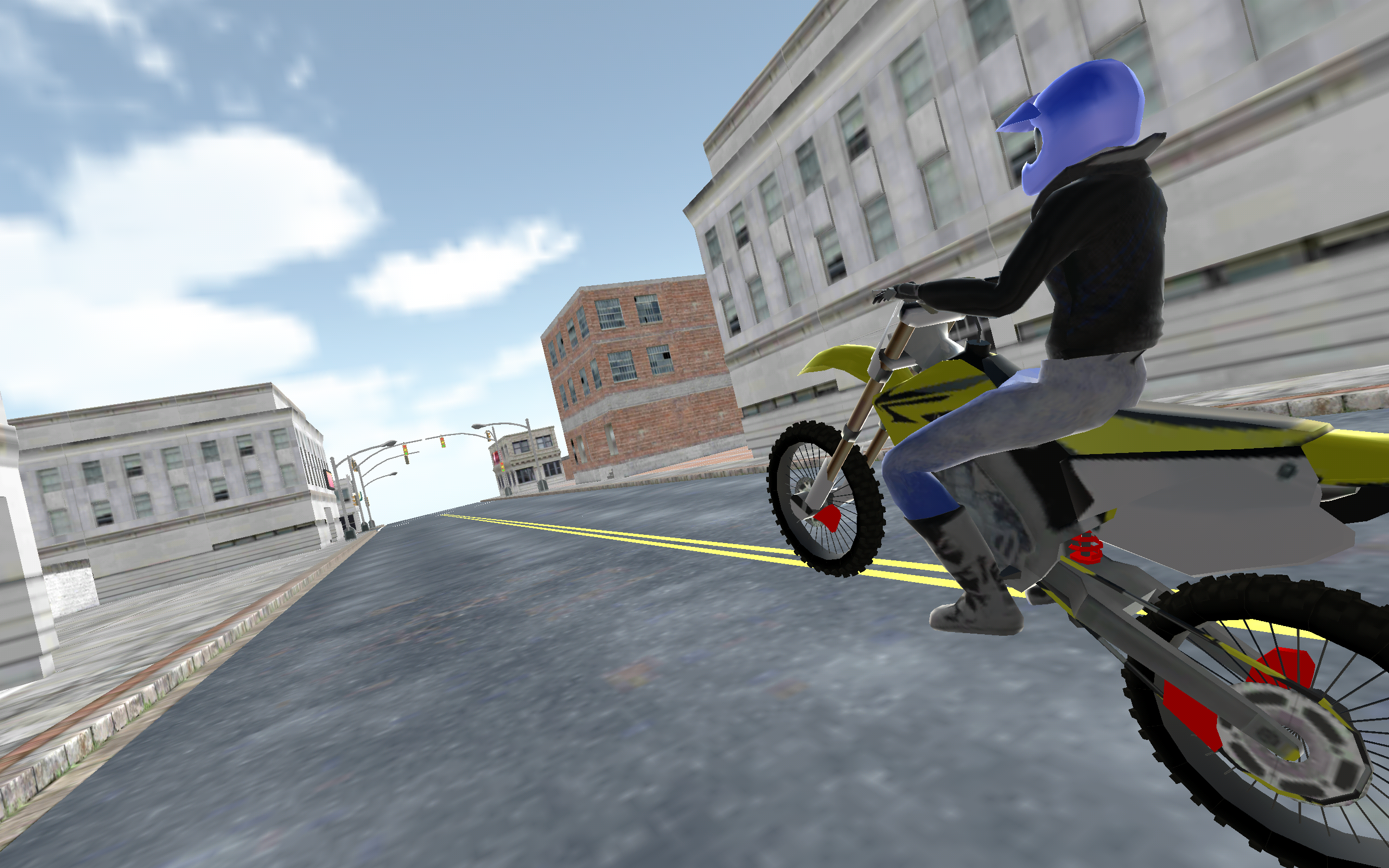 اسکرین شات 2 بازی Motocross Racing Cop Game