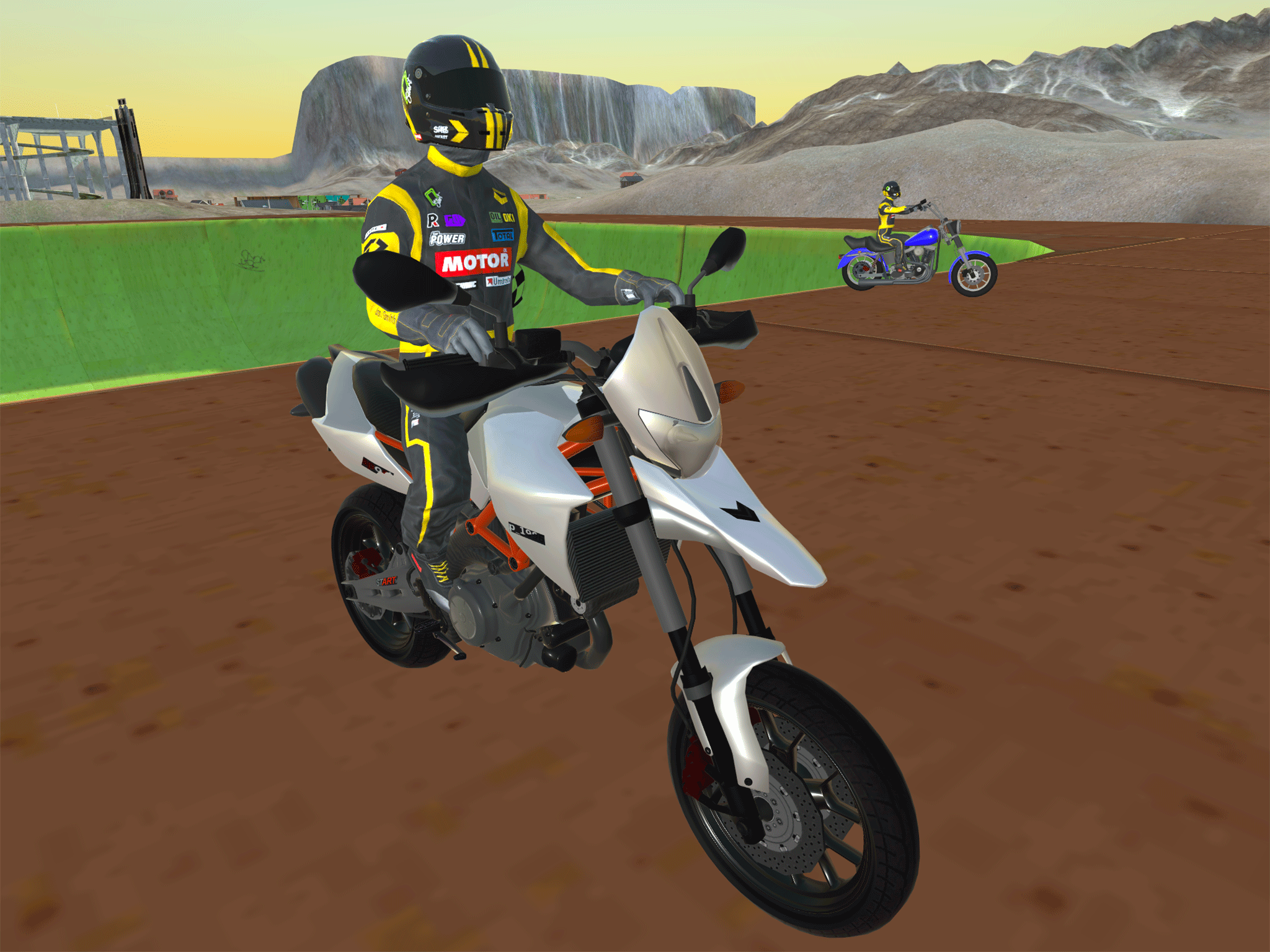 اسکرین شات 5 بازی Moto bike Driving: Mega Ramp