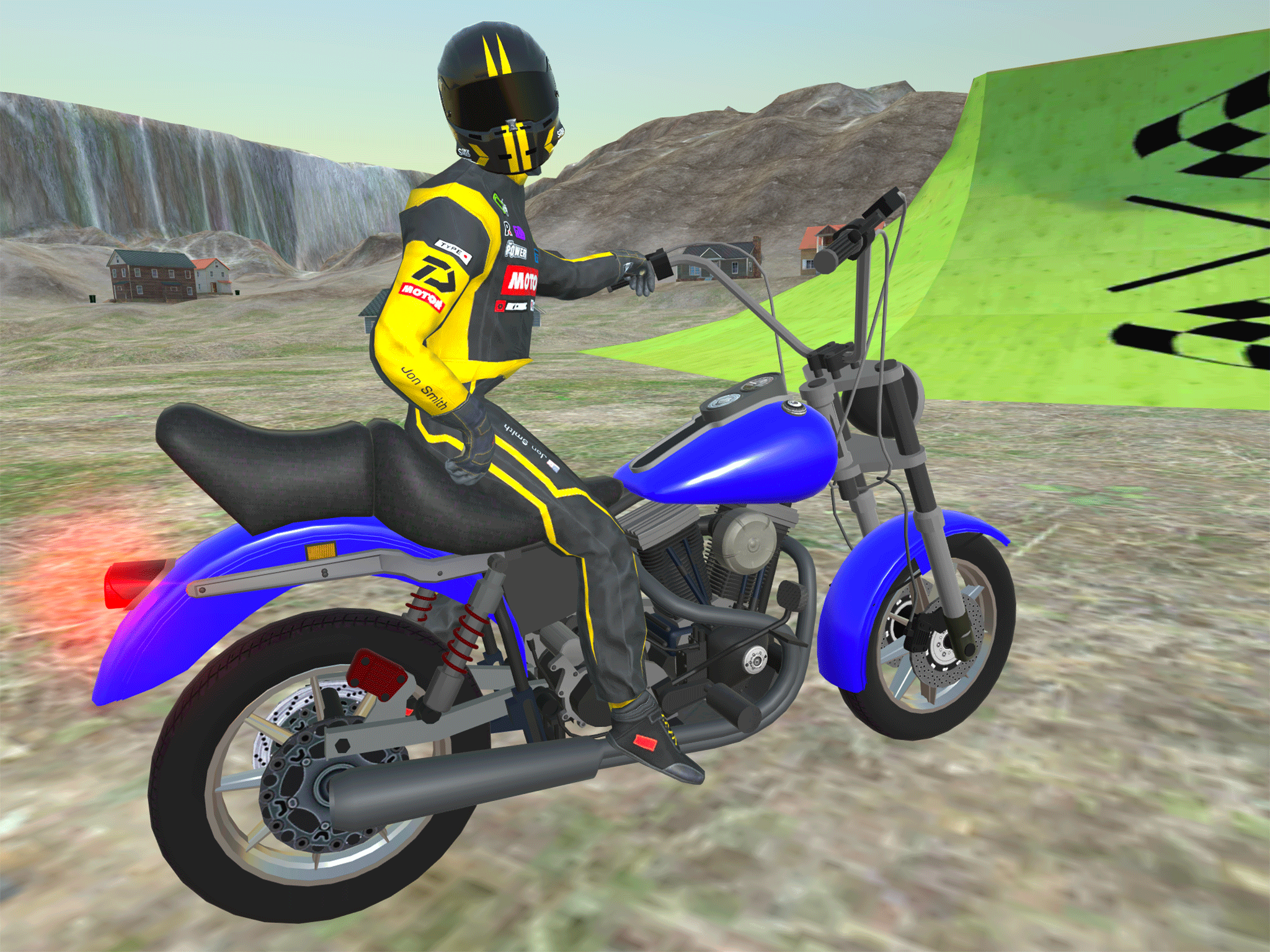 اسکرین شات 1 بازی Moto bike Driving: Mega Ramp