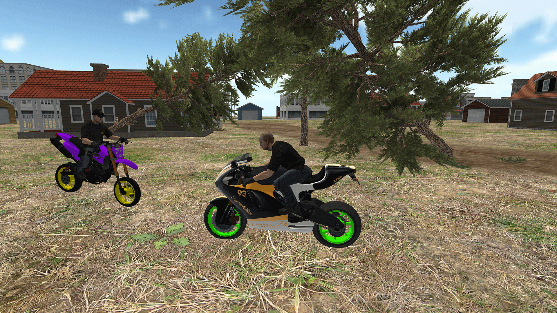 اسکرین شات 1 برنامه Motorcycle Racing Star Game