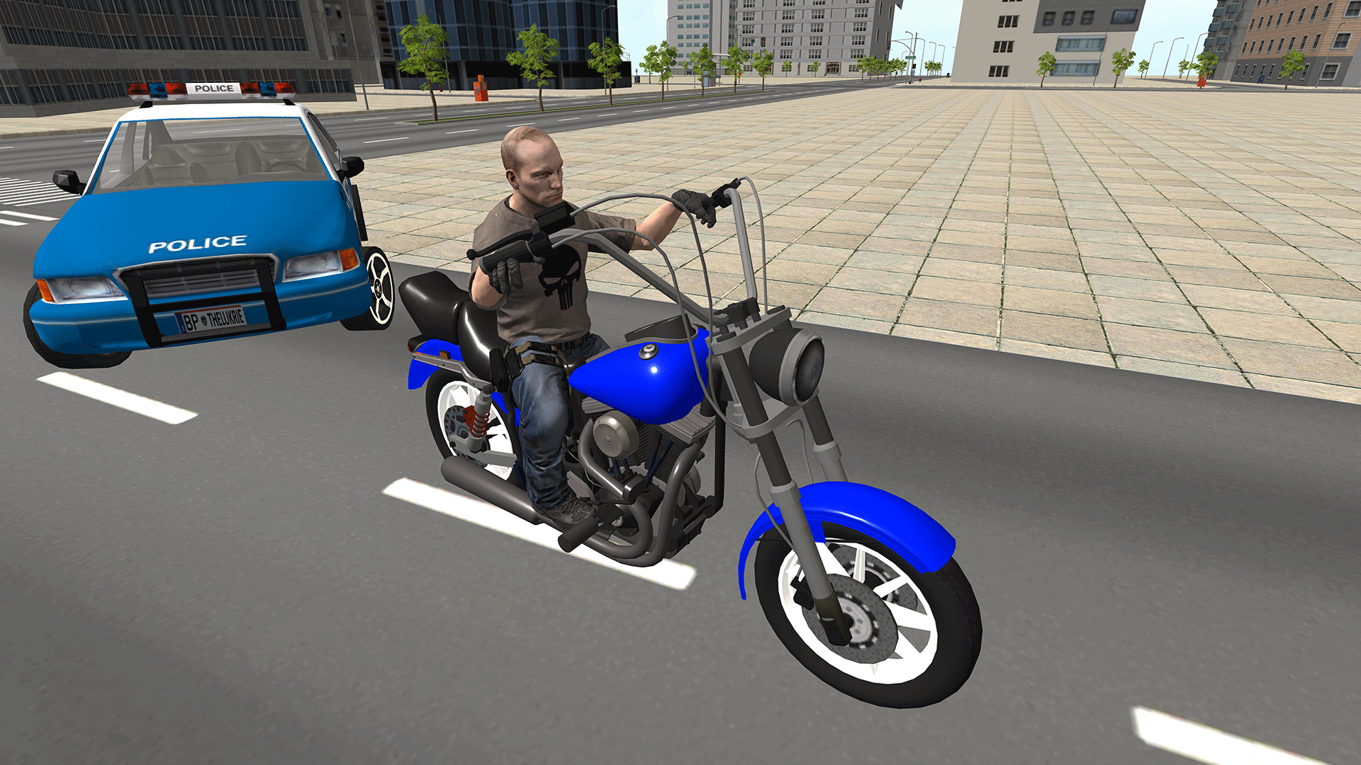 اسکرین شات 3 برنامه Bike Driving: Police Chase