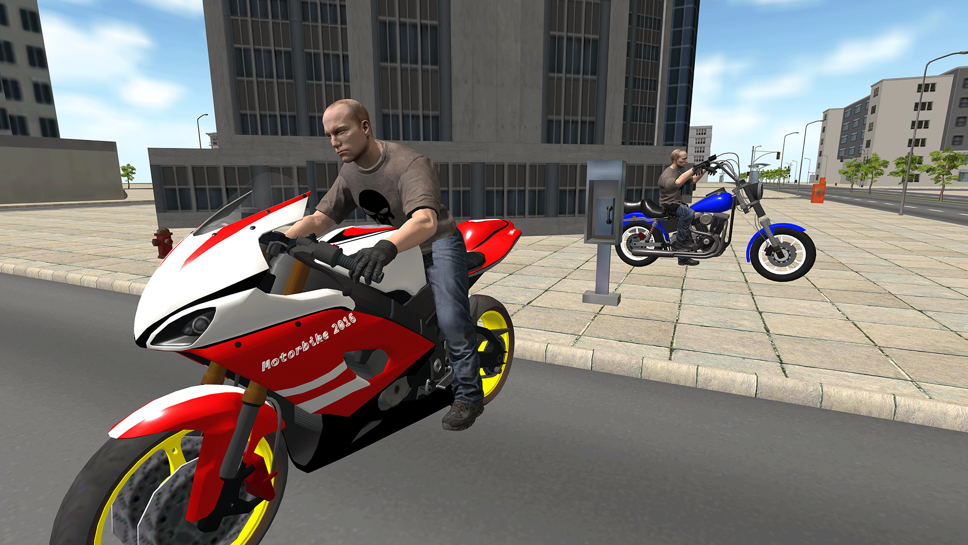 اسکرین شات 4 برنامه Bike Driving: Police Chase