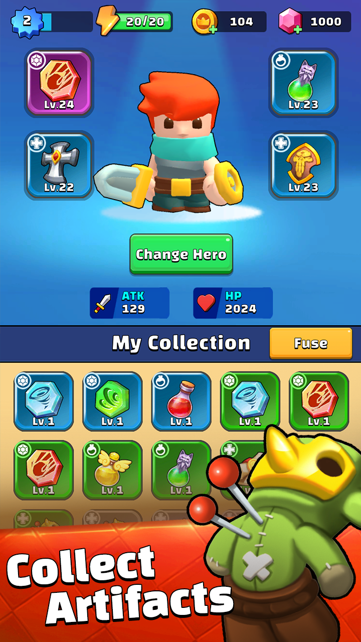 اسکرین شات 6 بازی Loop & Loot™: Merge RPG