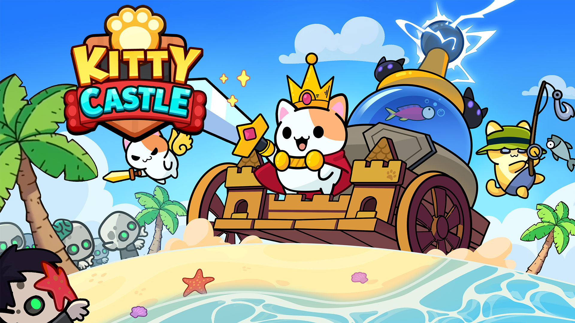 اسکرین شات 1 بازی Kitty Castle: Tower Defense