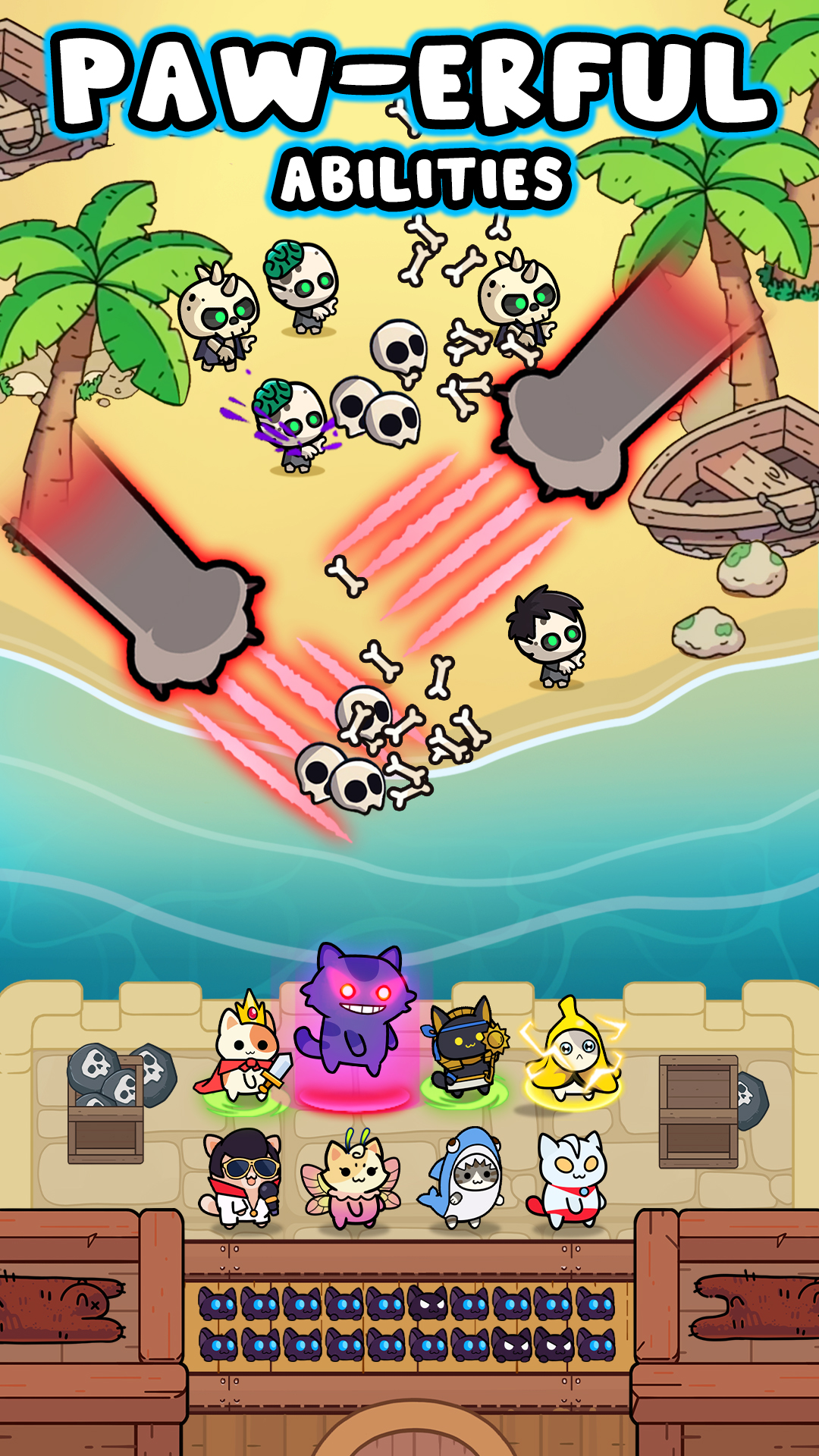 اسکرین شات 5 بازی Kitty Castle: Tower Defense