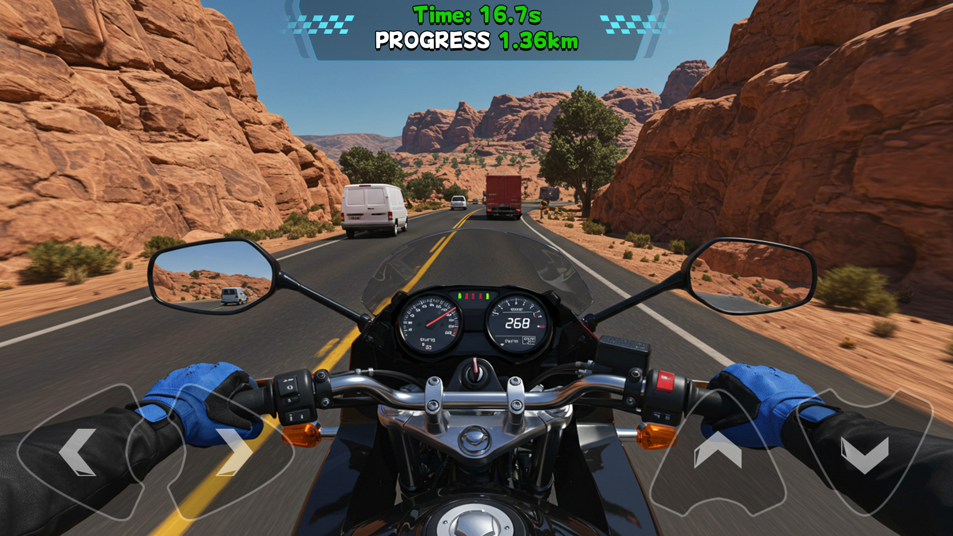 اسکرین شات 2 بازی Motorcycle Race Master