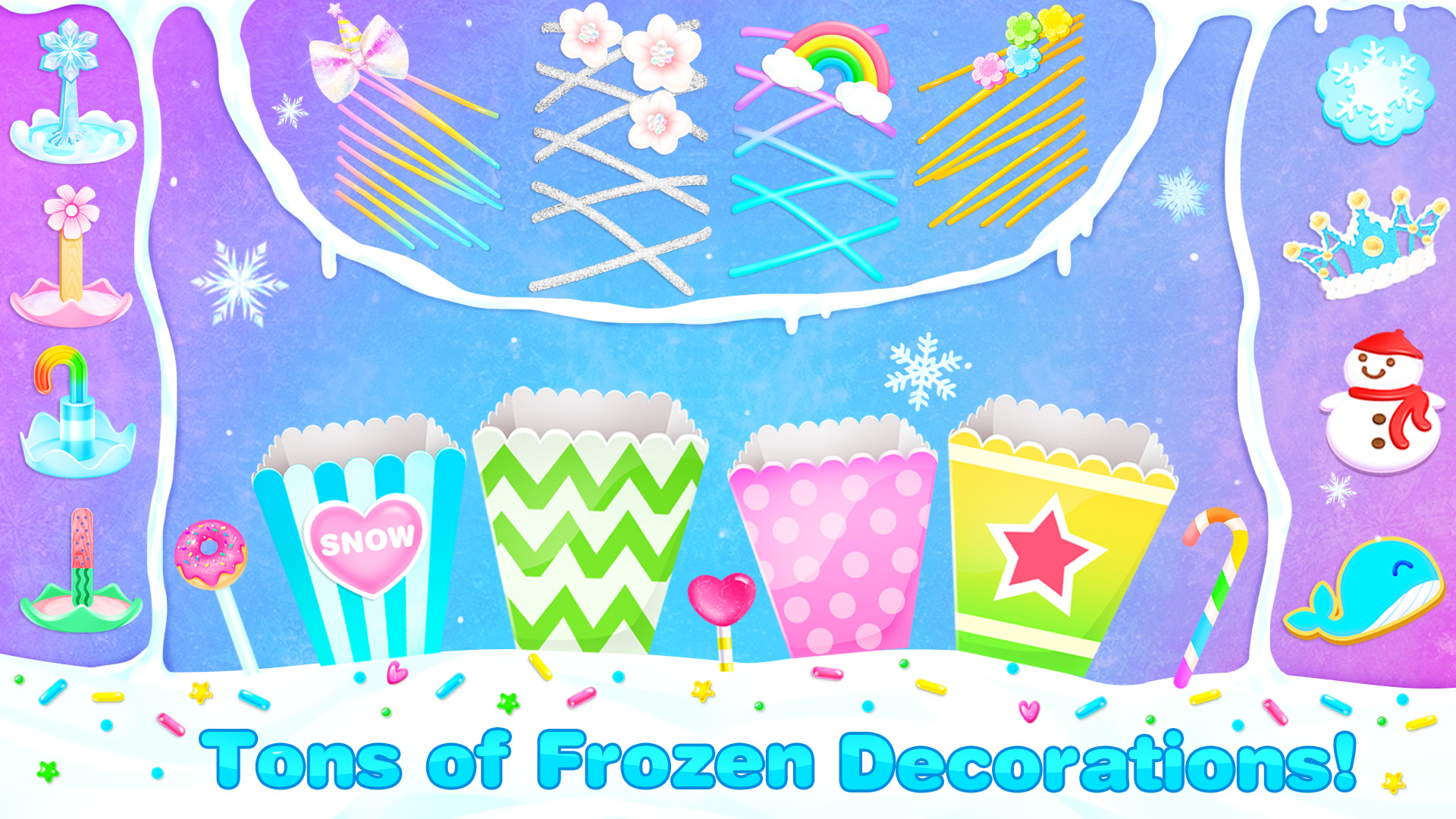 اسکرین شات 4 بازی Ice Princess Desserts Maker –Fair Food Girl Games