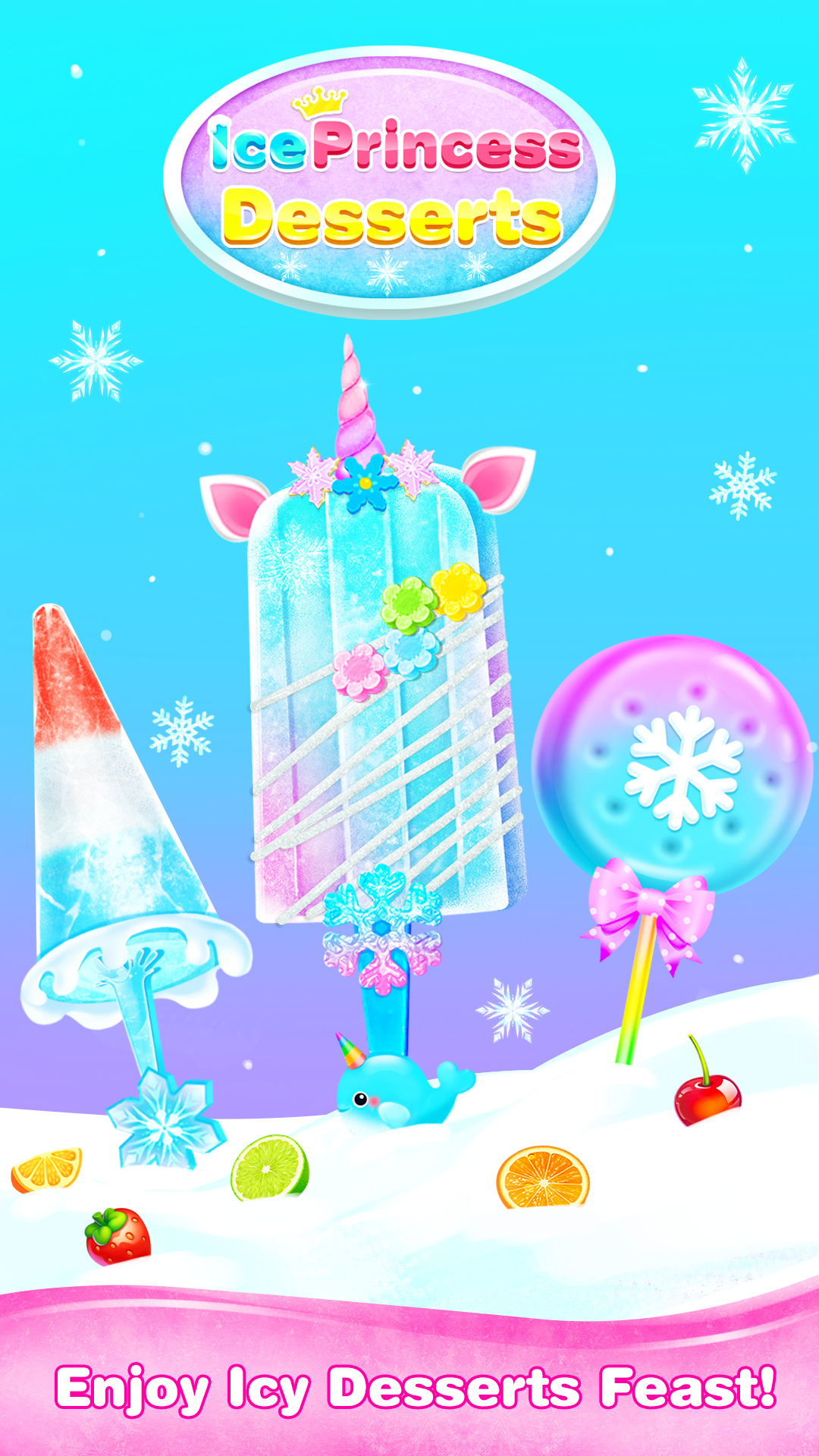 اسکرین شات 5 بازی Ice Princess Desserts Maker –Fair Food Girl Games