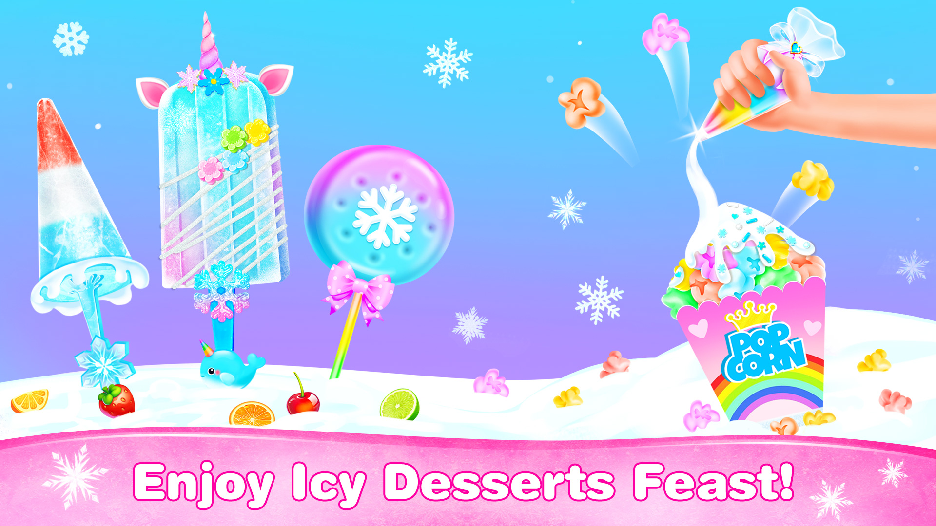 اسکرین شات 1 بازی Ice Princess Desserts Maker –Fair Food Girl Games