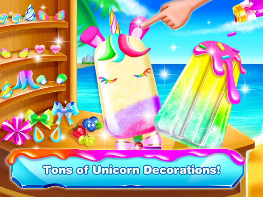 اسکرین شات 4 برنامه Unicorn Icepop - Ice Popsicle Mania