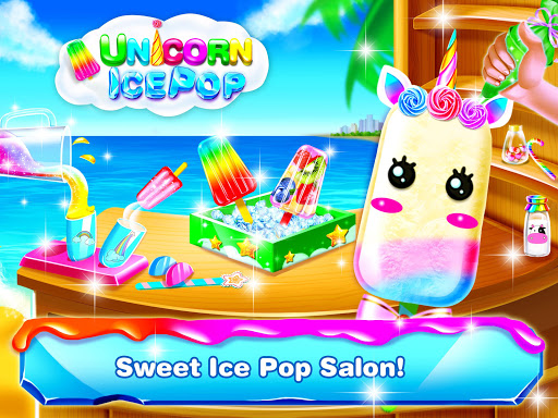 اسکرین شات 1 برنامه Unicorn Icepop - Ice Popsicle Mania