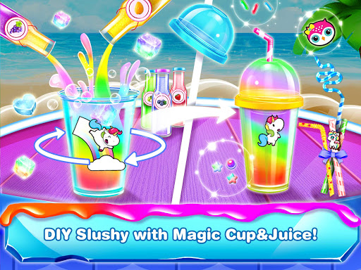 اسکرین شات 3 برنامه Rainbow Slushy Maker – Slushie Ice Candy Bars