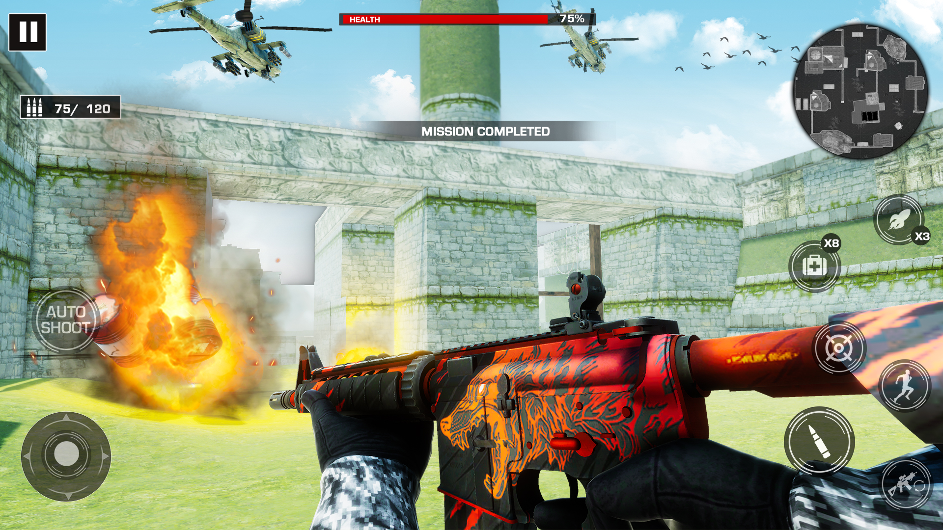 اسکرین شات 4 بازی CS Survival Fire Battlegrounds