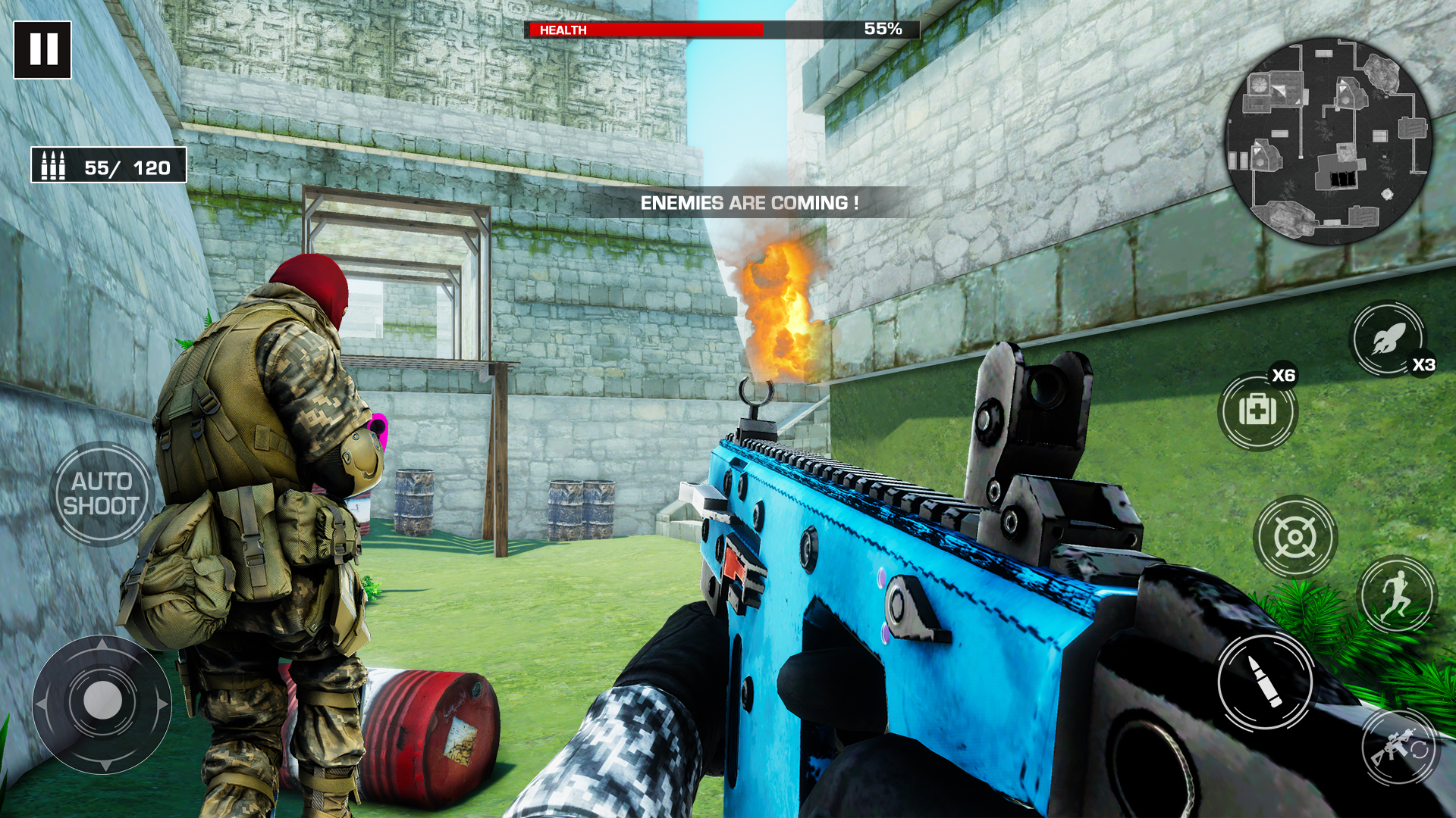 اسکرین شات 3 بازی CS Survival Fire Battlegrounds