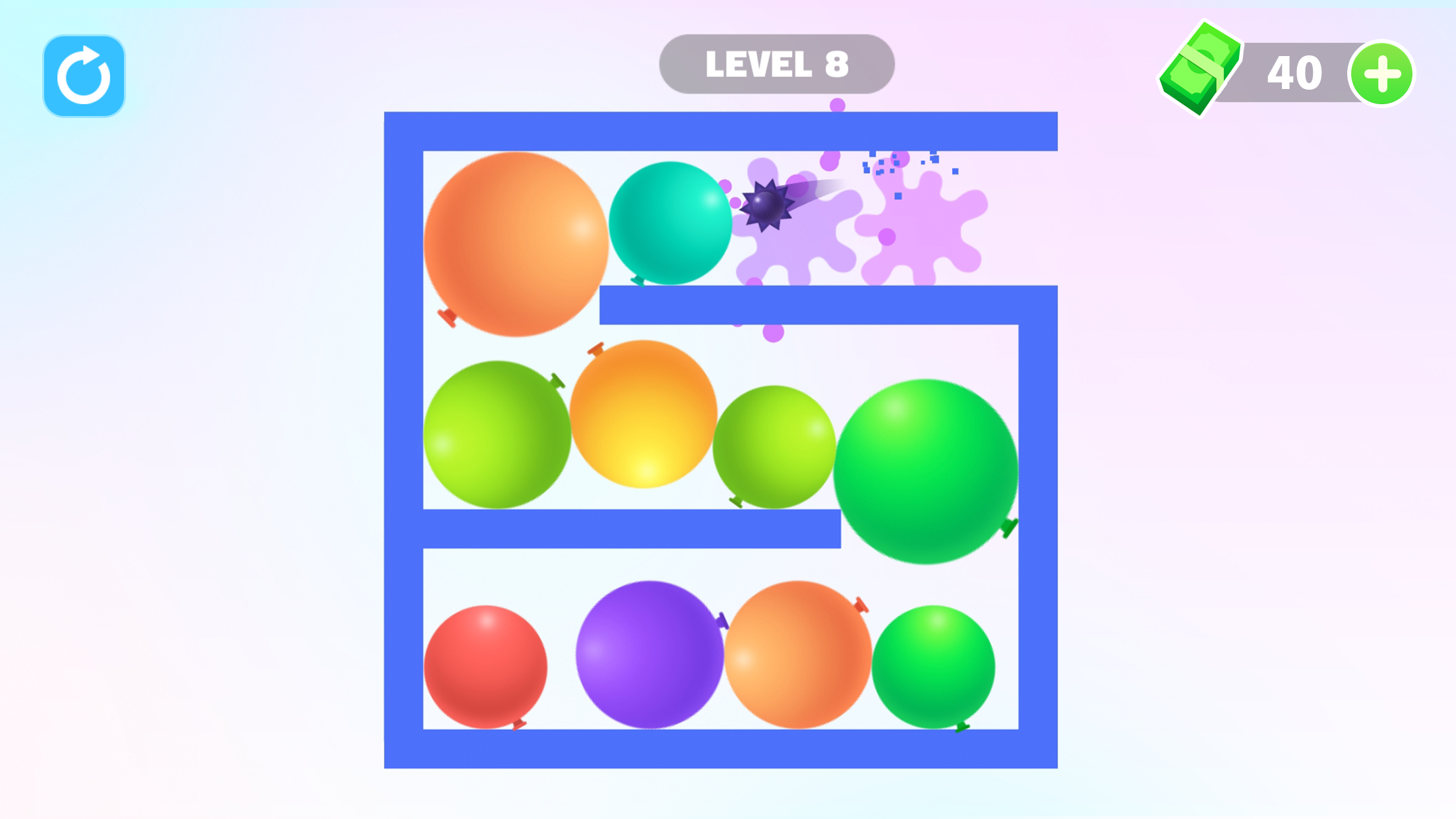 اسکرین شات 5 بازی Thorn And Balloons: Bounce pop