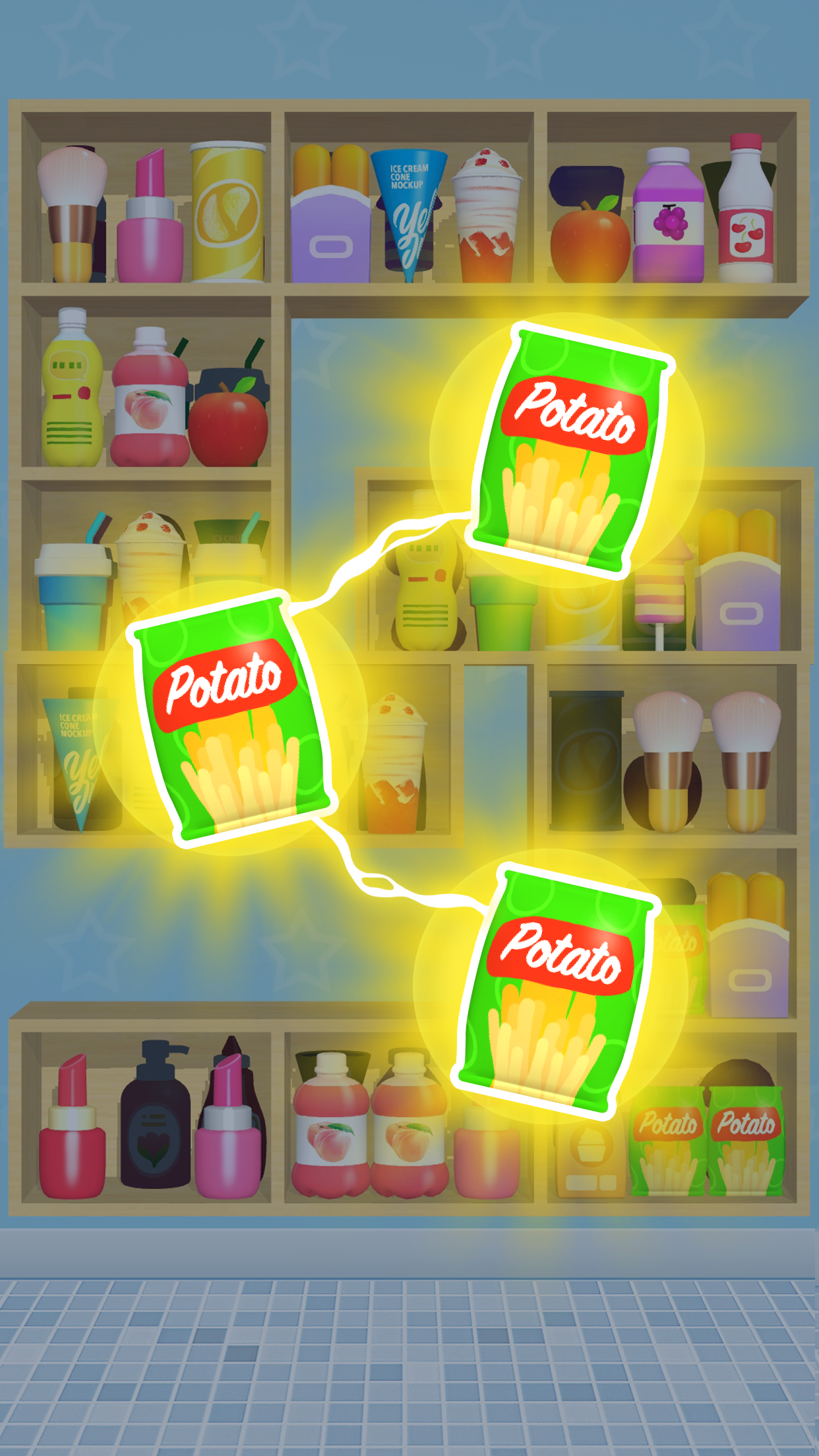اسکرین شات 2 بازی Goods Merge : 3D Goods Sorting