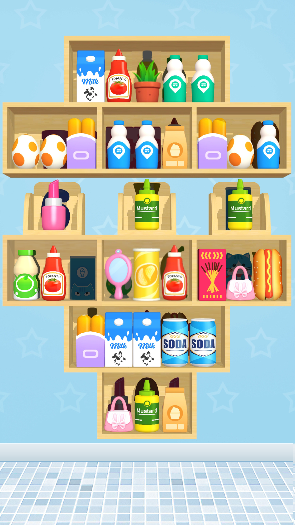 اسکرین شات 5 بازی Goods Merge : 3D Goods Sorting