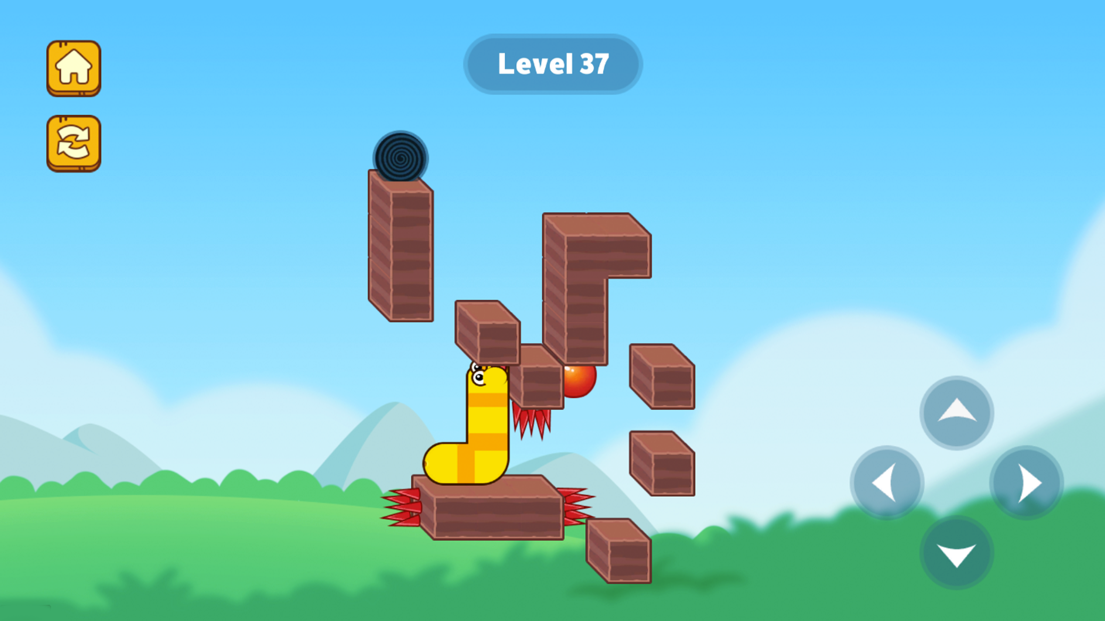 اسکرین شات 3 بازی Hungry Worm - Greedy Worm