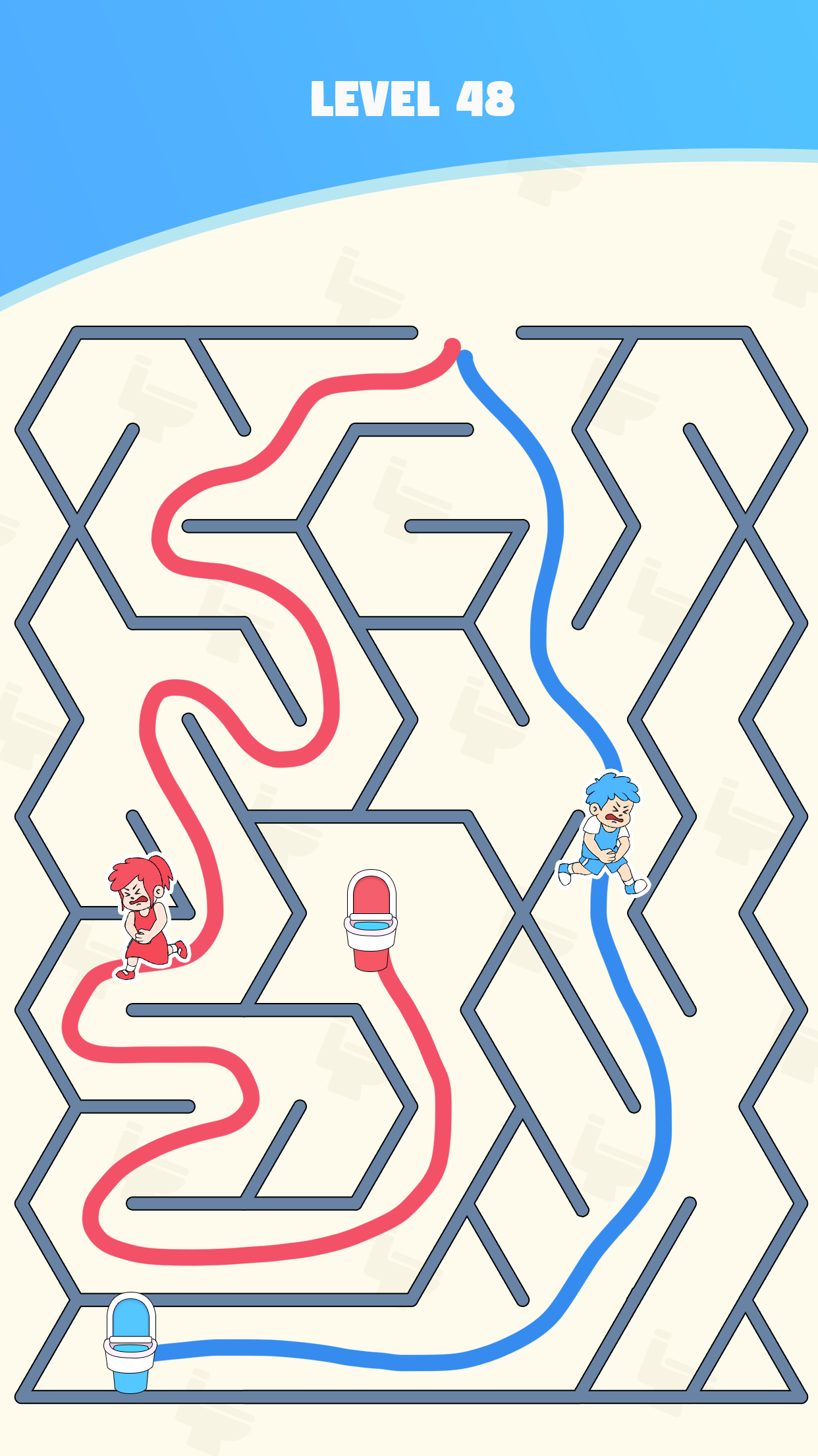 اسکرین شات 1 بازی Path To Toilet: Draw To Toilet