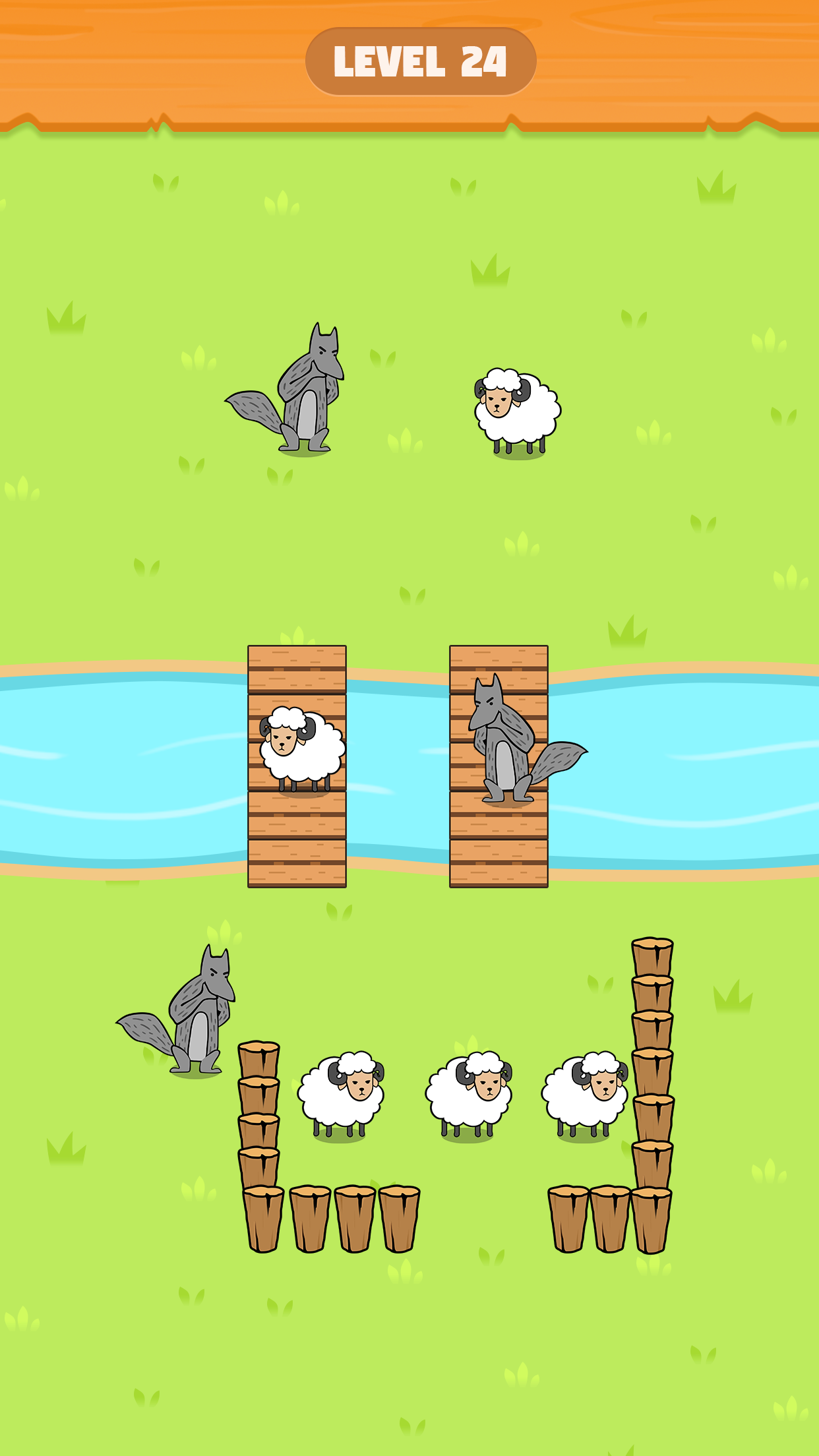 اسکرین شات 1 بازی Protect Sheep - Protect Lambs