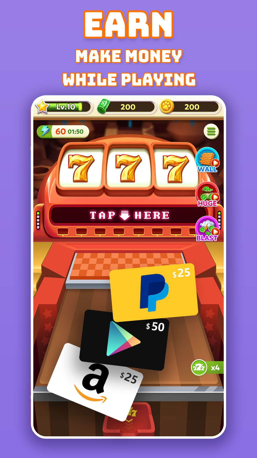 اسکرین شات 4 برنامه FunTap - Make Money Play Games