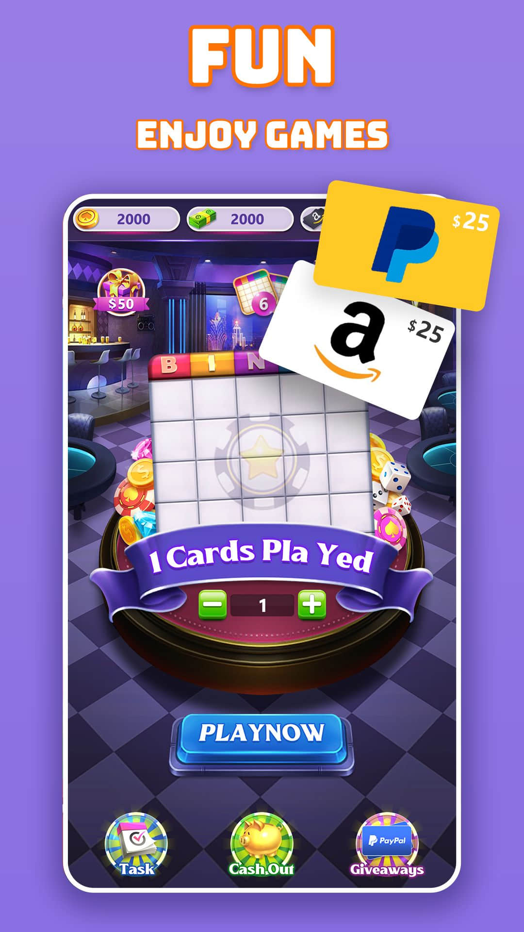 اسکرین شات 5 برنامه FunTap - Make Money Play Games