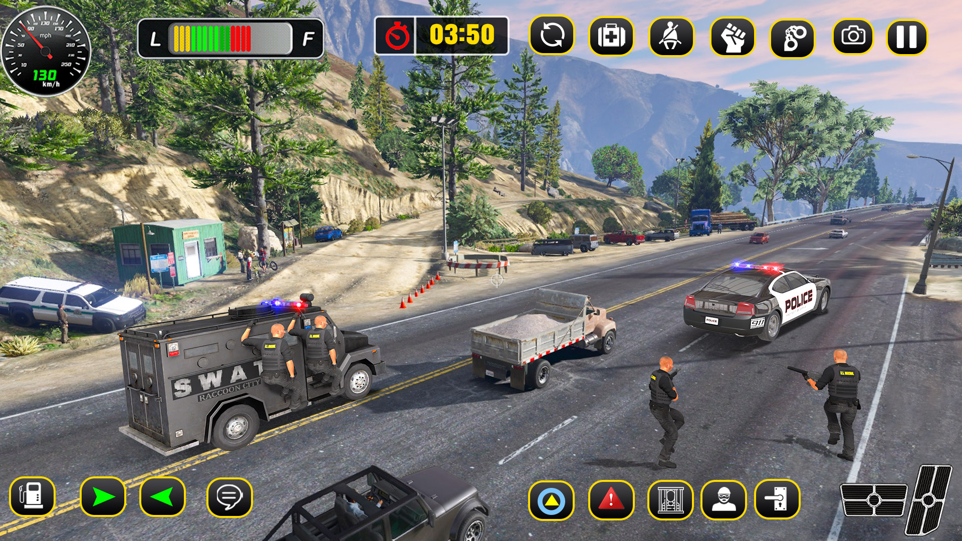 اسکرین شات 3 بازی Police Car Chase: Thief Chase
