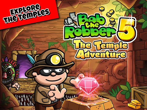 اسکرین شات 1 بازی Bob The Robber 5: Temple Adventure