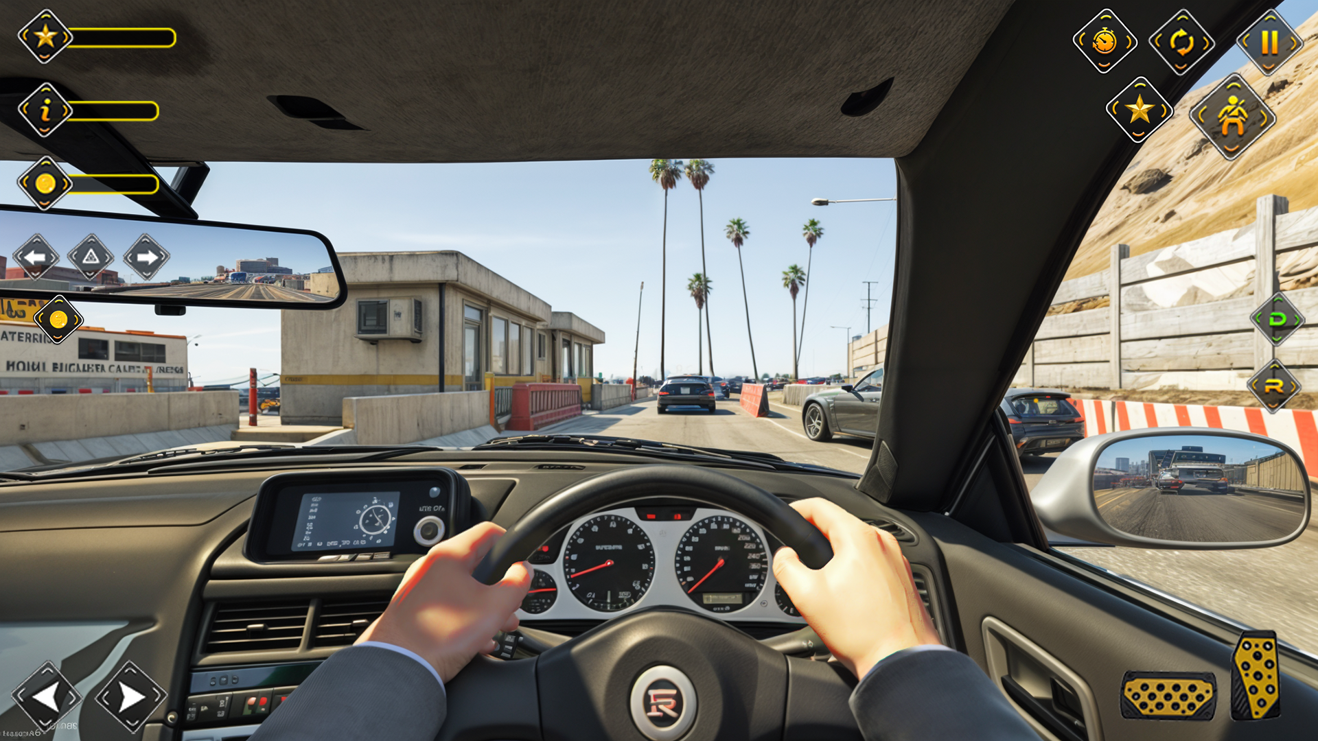اسکرین شات 2 بازی Fury Driving School: Car Game