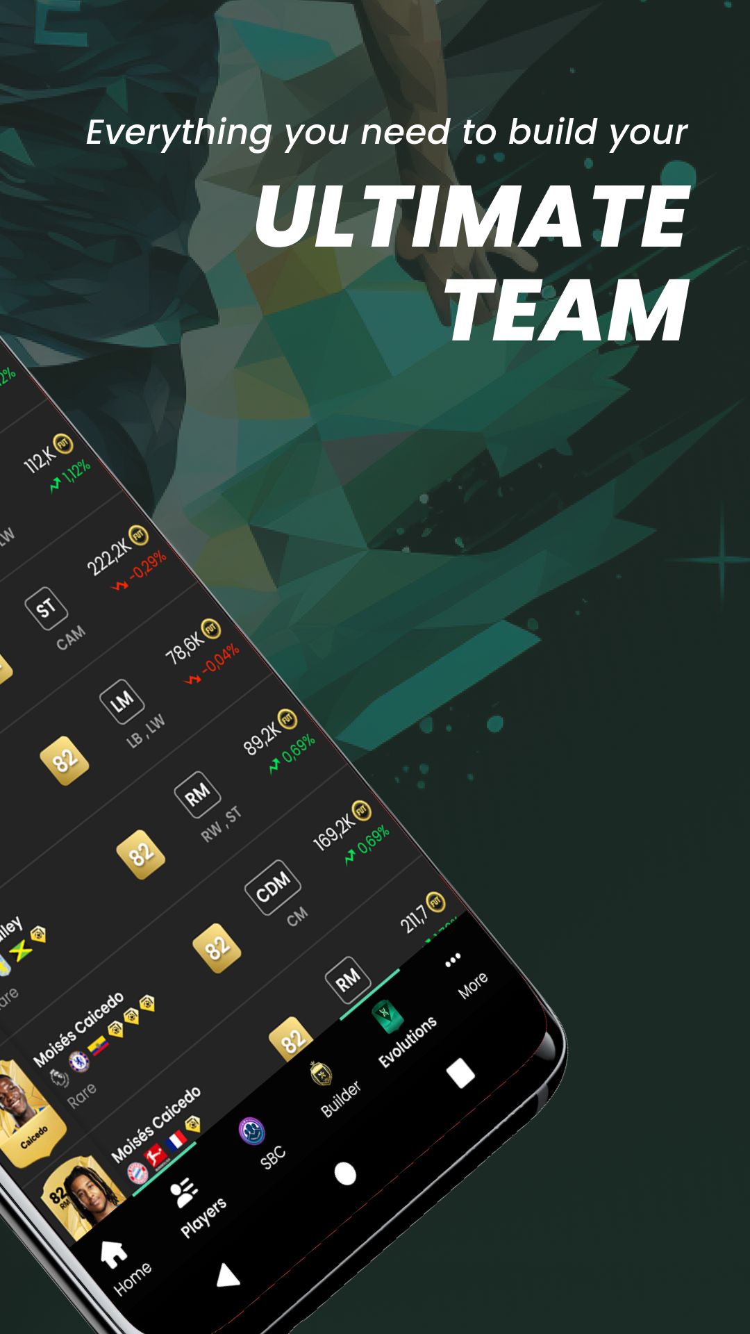 اسکرین شات 2 برنامه FUTBIN FC 25 Evolutions & More