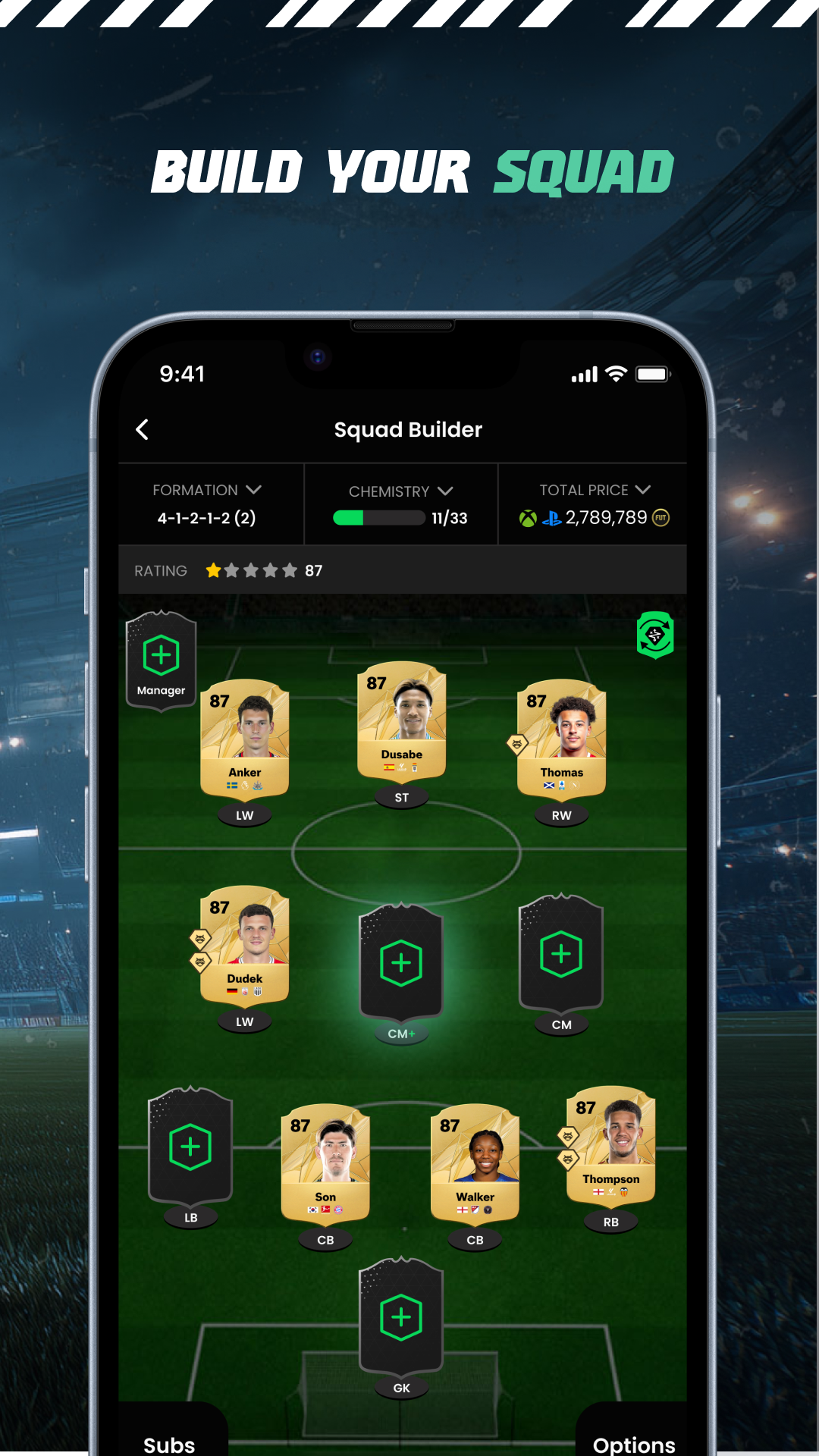 اسکرین شات 3 برنامه FUTBIN FC 26 Evolutions & More