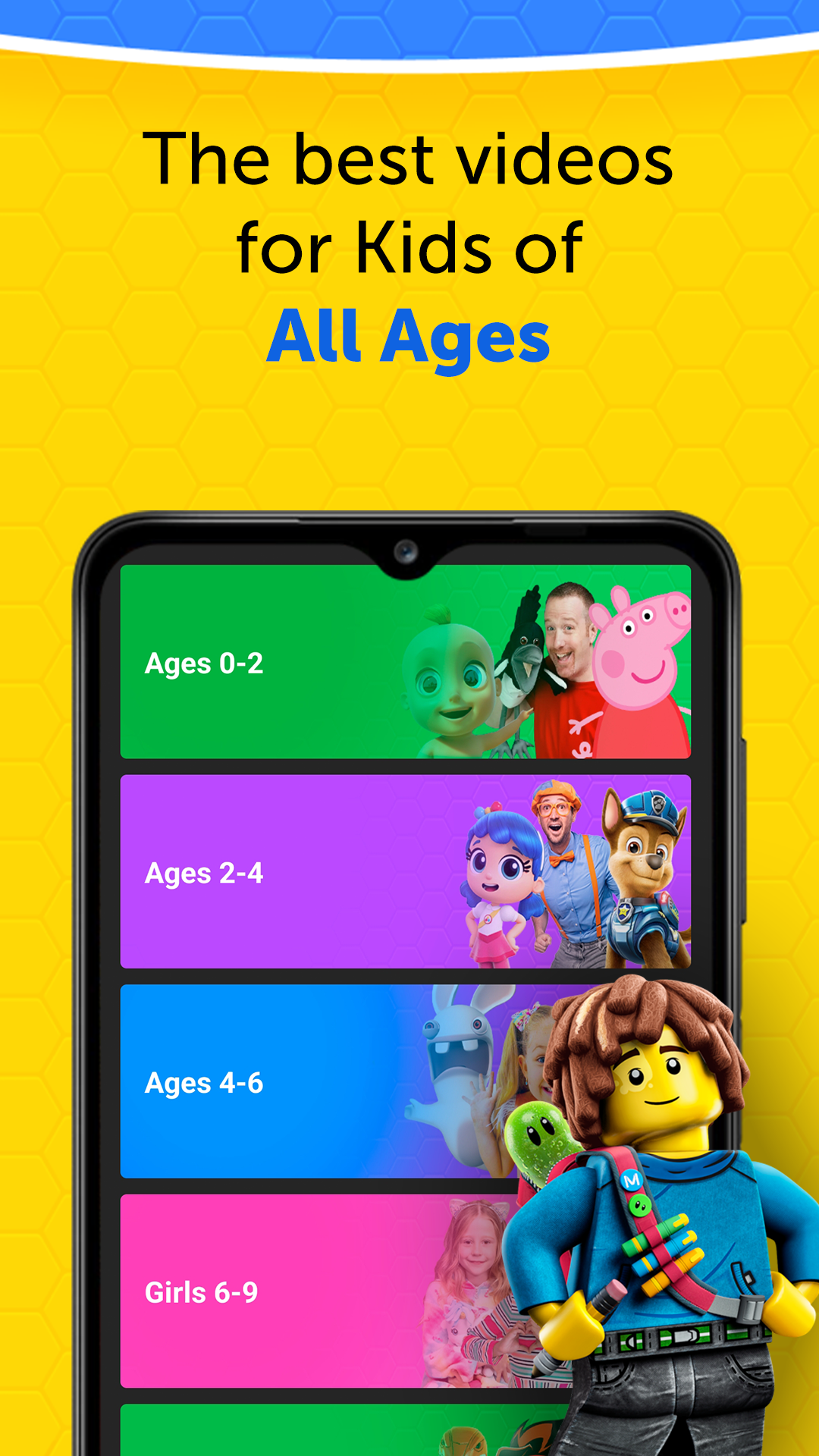 اسکرین شات 4 برنامه HappyKids - Kid-Safe Videos