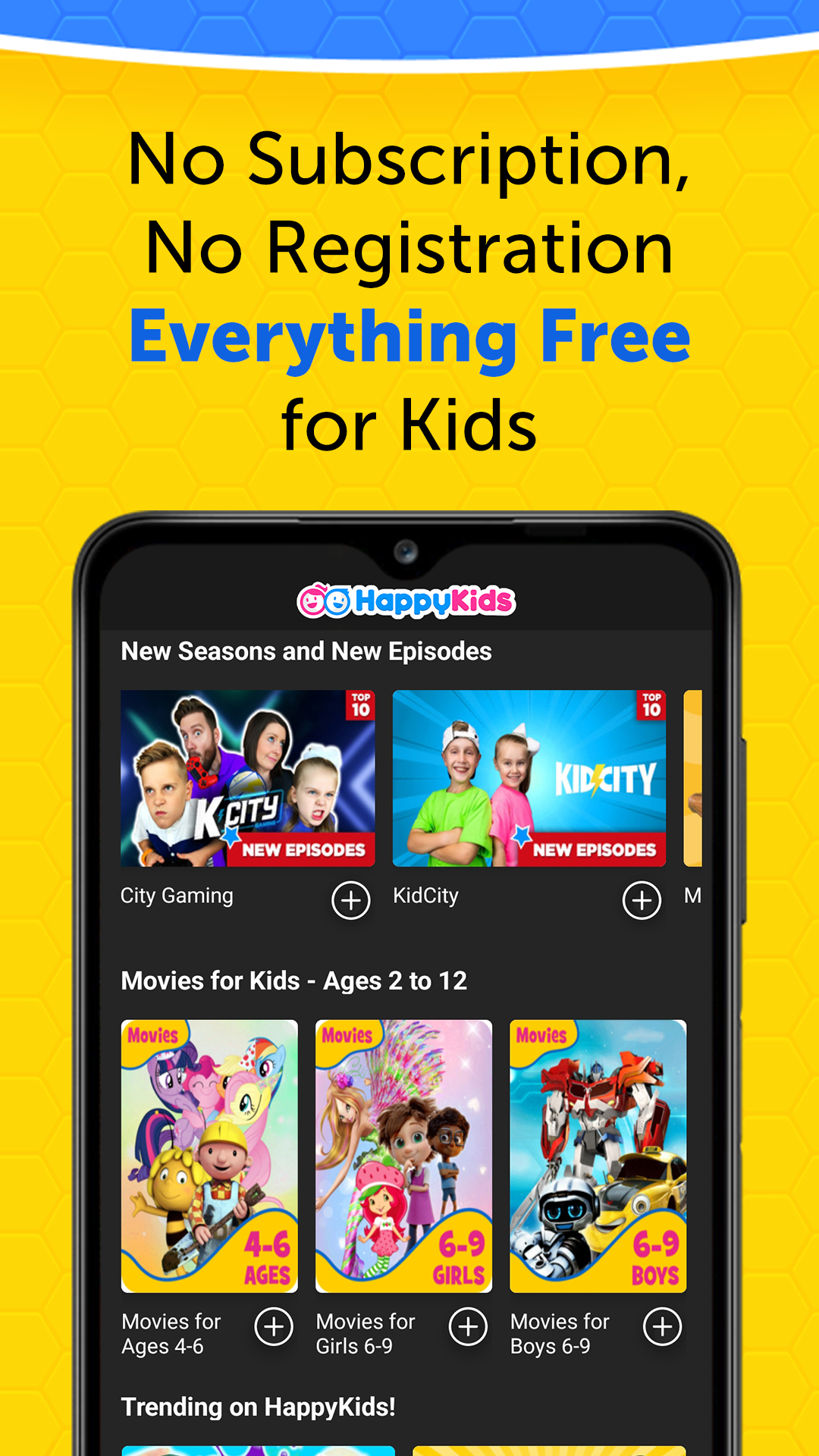 اسکرین شات 7 برنامه HappyKids - Kid-Safe Videos