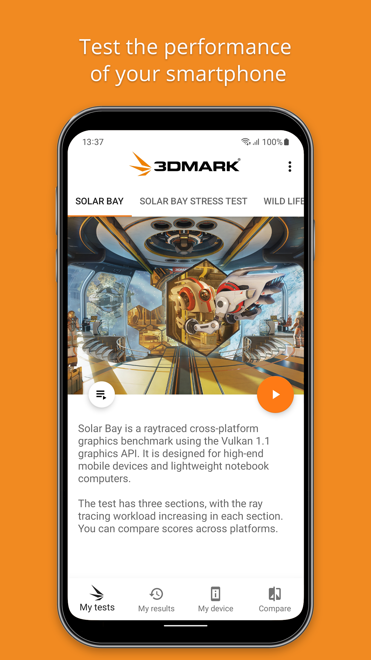 اسکرین شات 1 برنامه 3DMark — The Gamer's Benchmark