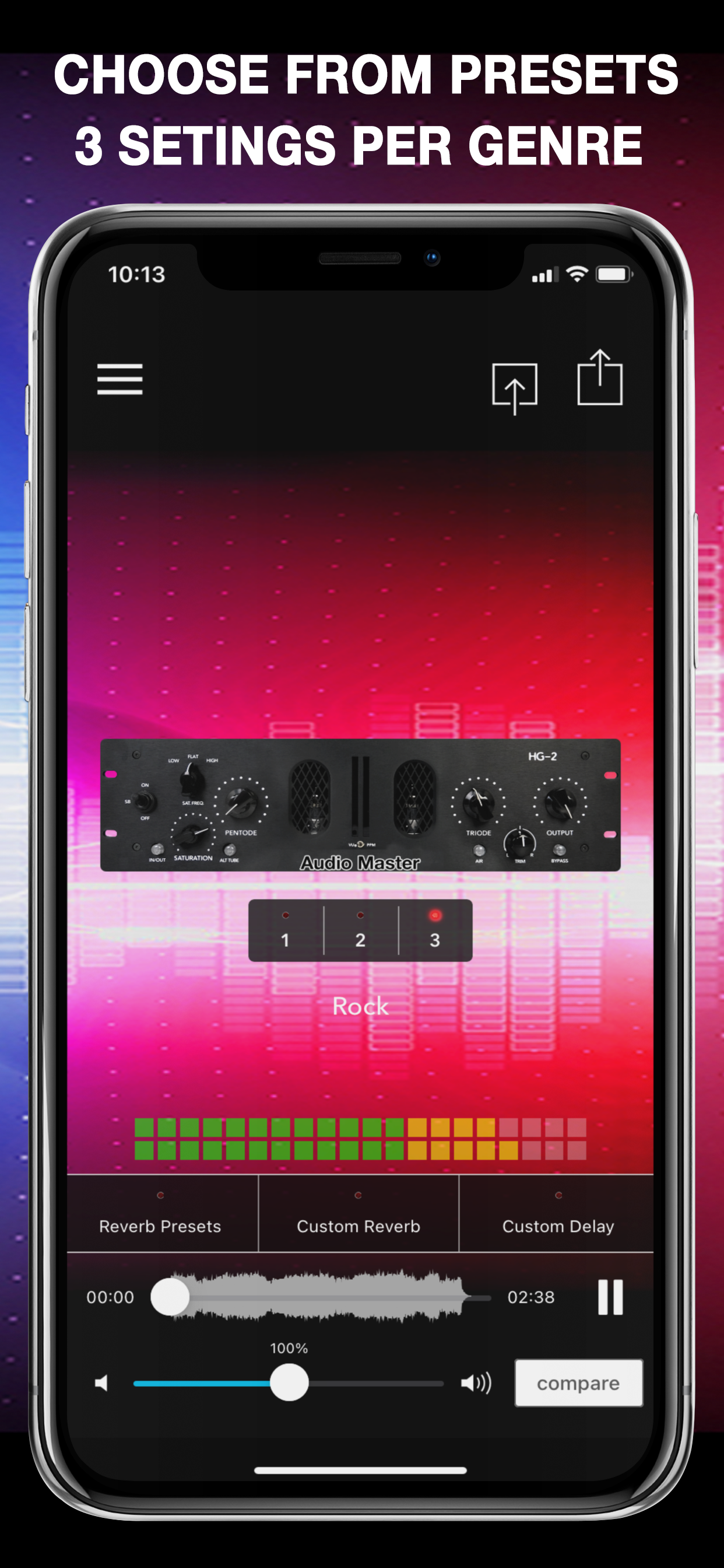 اسکرین شات 3 برنامه AudioMaster: Audio Mastering
