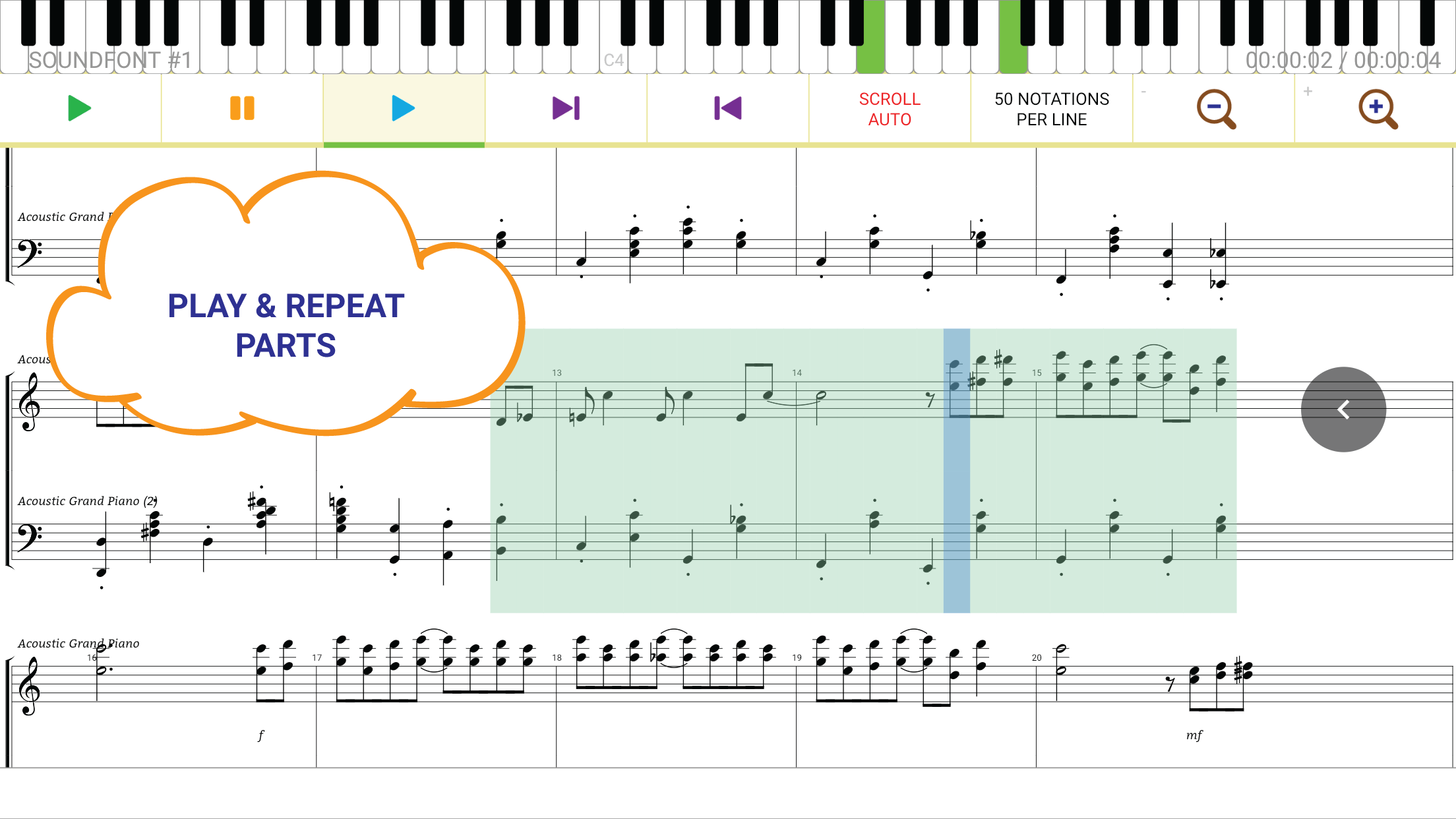 اسکرین شات 5 برنامه Maestro - Music Composer