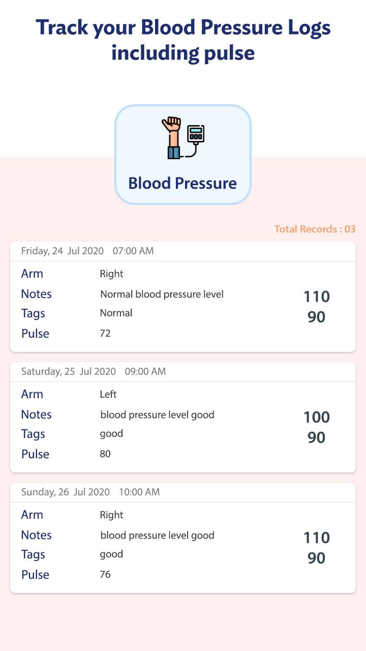 اسکرین شات 6 برنامه Glucose: Blood Sugar Logs