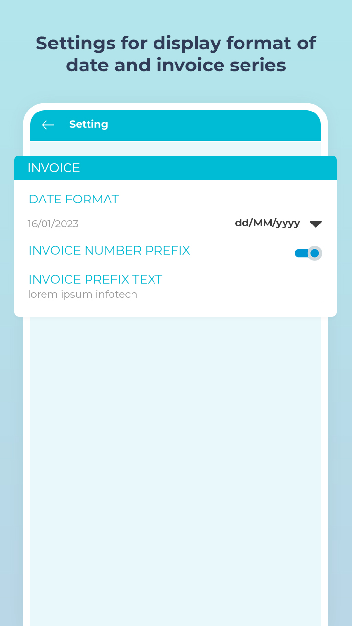 اسکرین شات 6 برنامه Easy Invoice - Estimate Maker