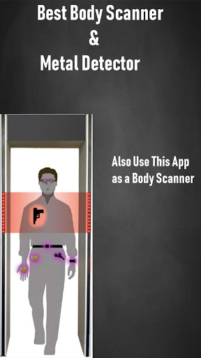 اسکرین شات 3 برنامه Metal Detector, Body Scanner