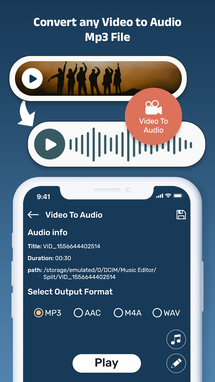 اسکرین شات 6 برنامه Music Editor: Trim, Cut, Merge
