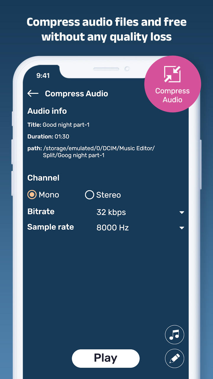 اسکرین شات 8 برنامه Music Editor: Trim, Cut, Merge
