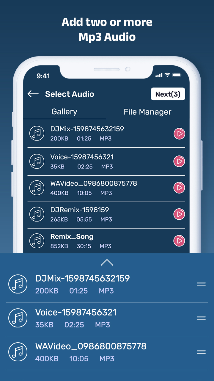 اسکرین شات 5 برنامه Music Editor: Trim, Cut, Merge