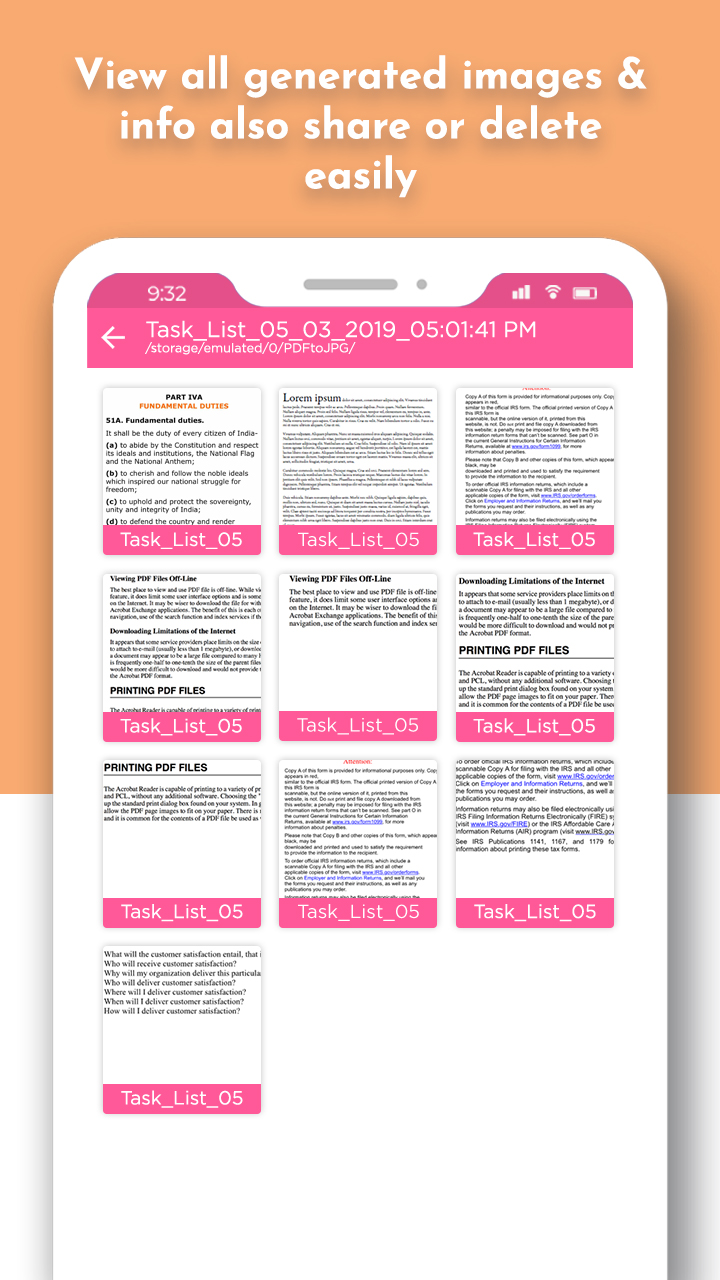 اسکرین شات 6 برنامه PDFtoIMG: PDF to JPG Converter