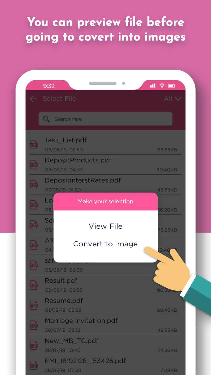 اسکرین شات 4 برنامه PDFtoIMG: PDF to JPG Converter
