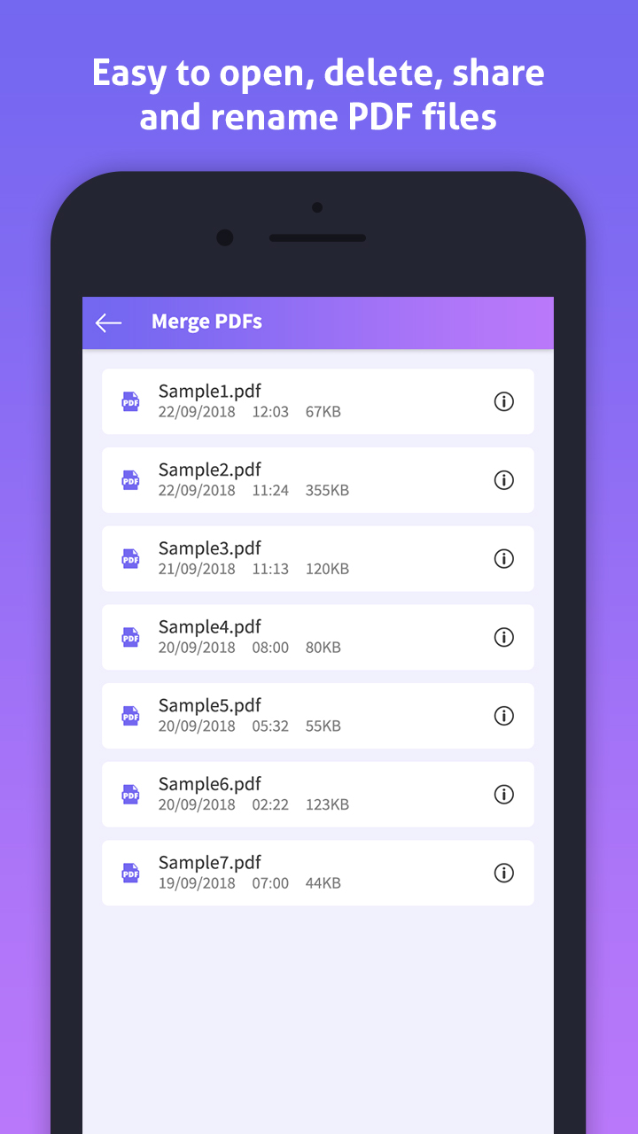 اسکرین شات 5 برنامه PDF Utility - Merge, Split PDF