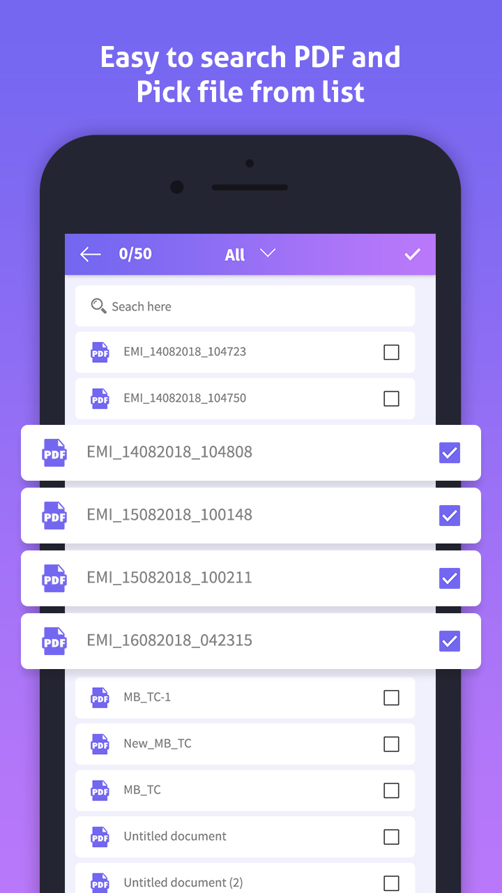 اسکرین شات 3 برنامه PDF Utility - Merge, Split PDF