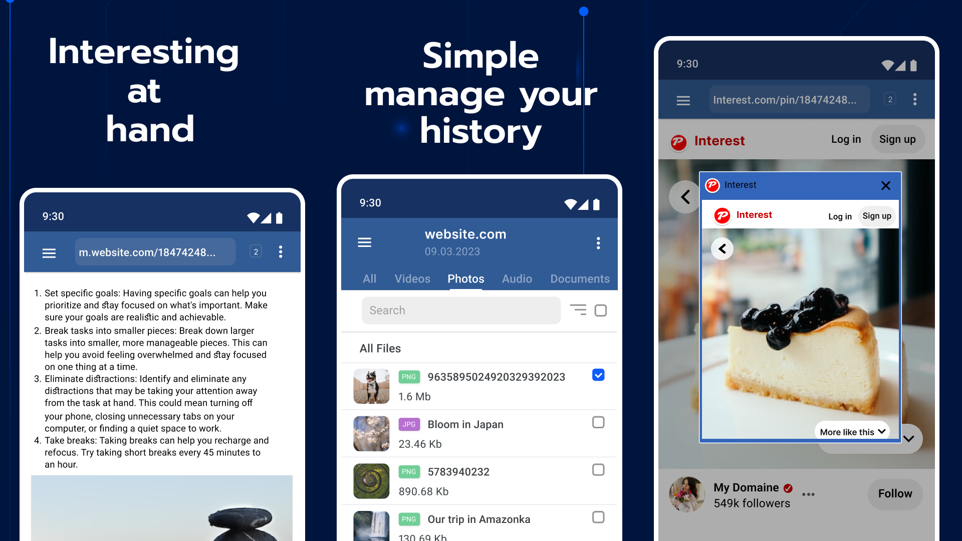 اسکرین شات 8 برنامه All File & Video Downloader