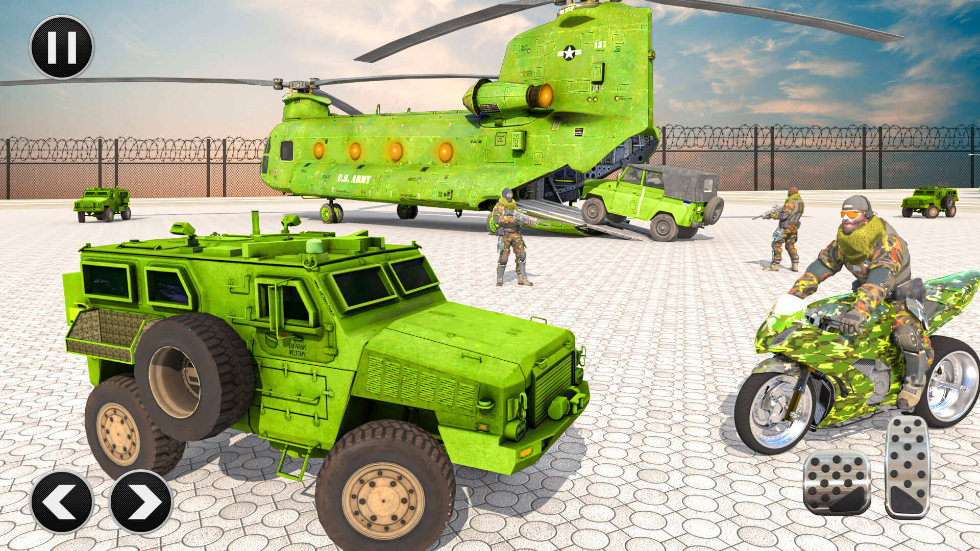 اسکرین شات 3 بازی Army Vehicles Truck Transport