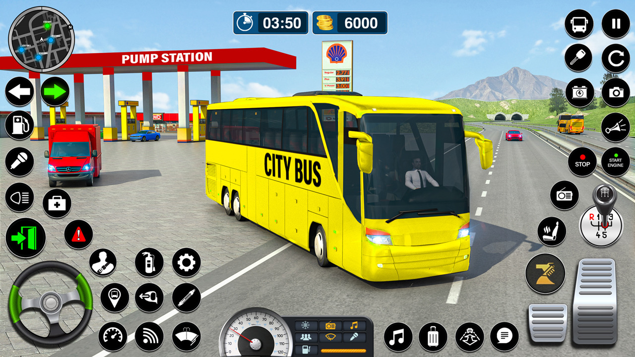 اسکرین شات 5 برنامه City Bus Drive Challenge